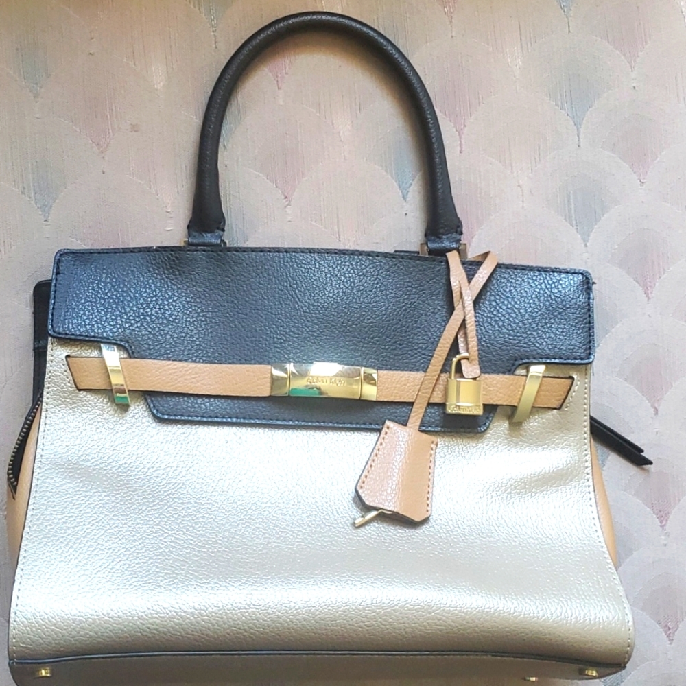 Calvin Klein Leather Satchel, Like New